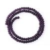 1 Strand 4/6/8/10/12mm Purple Glass Beads Round Smooth Loose Spacer Beads For Jewelry Making DIY Bracelets Necklace Accessories