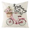 Spring Pillow Case Sofa Waist Pillow Case Garland Truck Light Luxury Home Office Pillow Pillow Case