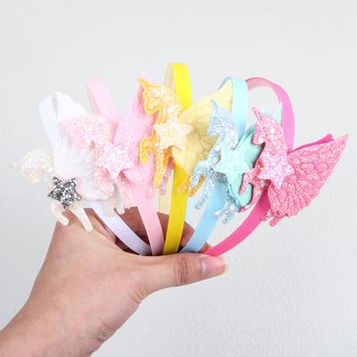 Fasce Moda Testa di Unicorno per Bambine Carine Fasce per Capelli Unicorno con Paillettes Cerchietti per Capelli Bambini Bambine Accessori per Capelli