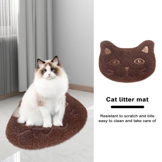 Yousheng Cat Litter Mat Non-slip Waterproof Pet Food Mat Soft Eco-friendly Silicone Feeding Pad for Dogs Cats