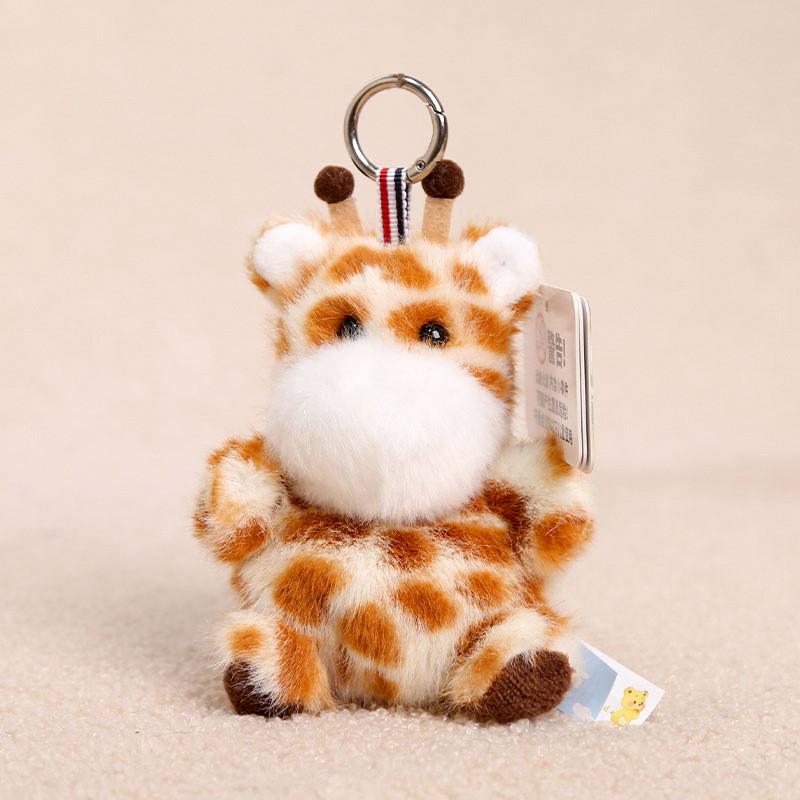 Polar Bear Soft Toy Pendant With Short Plush Material For Bag Decor