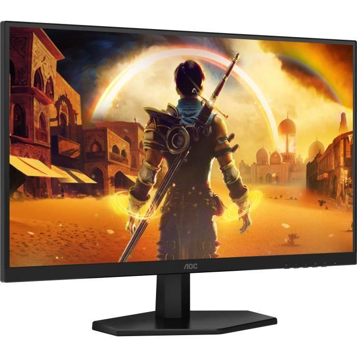 Ecran PC Gamer - AOC - 27" - FHD - 180Hz - Dalle Fast IPS - 0,5ms - Ajustable en hauteur - 27G42E