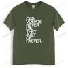 Men O-neck Tshirt Fashion Brand T-shirt Black New Men T Shirt Herren Old Volvos Schnuffel Never Die Cotton Euro Size
