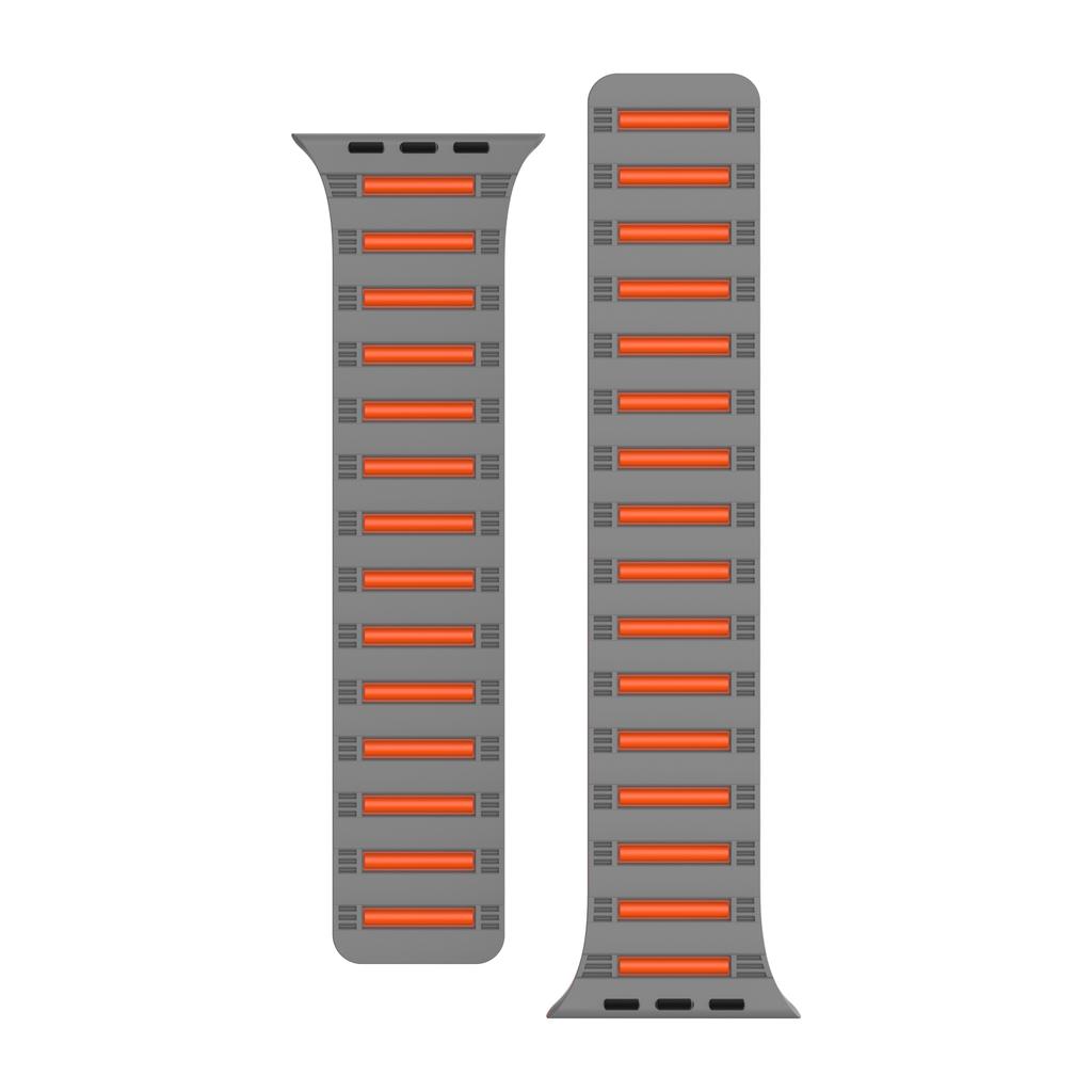 Pasek magnetyczny do Apple Watch Series 10 9 8 7 SE 6 5 4 3 2 1 42mm 41mm 40mm 38mm Silikonowy pasek do zegarka