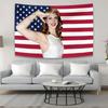VIKAMA Banner Tappezzeria in Poliestere Lana Del Rey Decorazione Murale Pop Star Americana per Esterno Interno da Appendere per Casa Stanza del Dormitorio