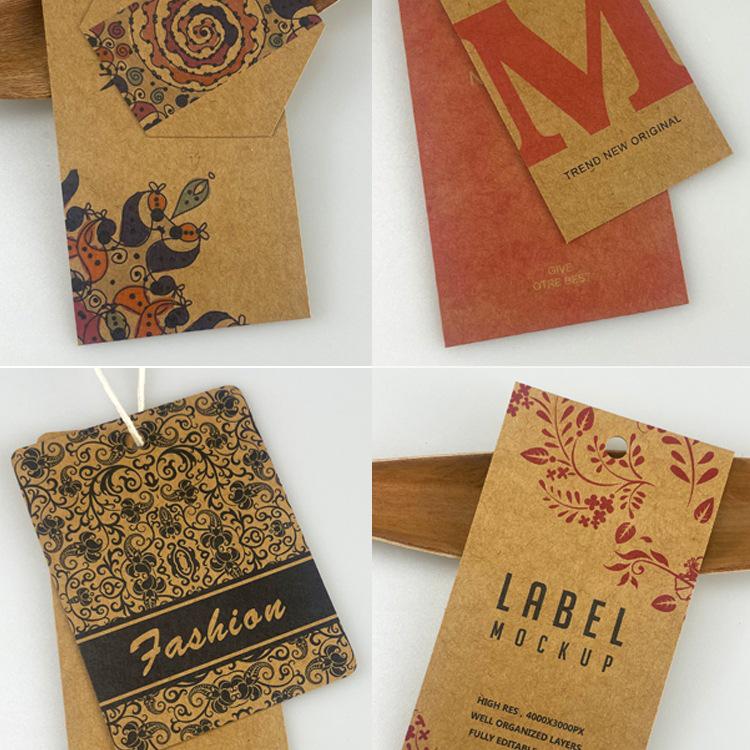 Custom Kraft Paper Hang Tags for Jewelry and Accessories