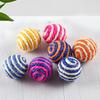 Sisal Cat Teasing Ball: Self-Amusement, Bite-Resistant, Molar Grinding, Sound-Making Pet Toy