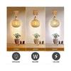 Retro Japanese Style Bamboo Bedside Wall Lamp Restaurant Rattan