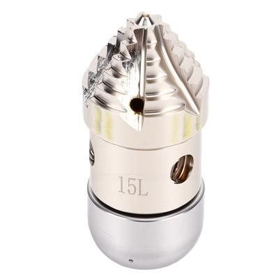 Buse de Curage d'Égout 3 Celsius 8 Pouces Rotation 360 Degrés Acier Inoxydable Buse de Laveuse Haute Pression pour Nettoyage de Tuyaux d'Égout 15 L/min 3000 PSI