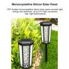 Solar Powered Lawn Lamp, Outdoor  way Light with Wheat Leaf Shade for Garden, Lawn, Patio, Warm Colorful Light and IP55 Waterproof