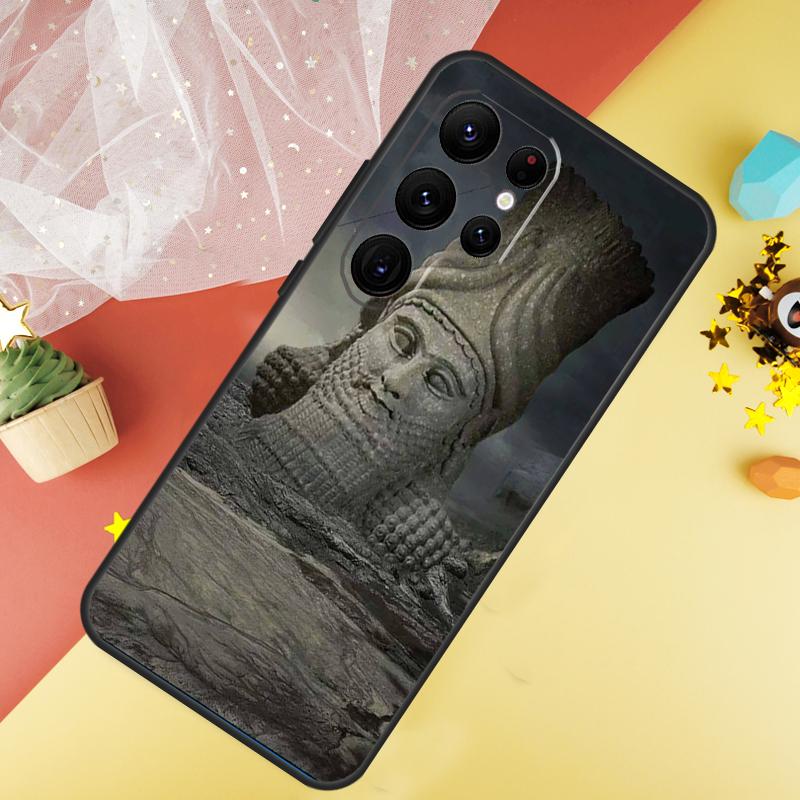 

Lamassu Assyrian Mesopotamian Case For Samsung Galaxy S24 S23 S22 Ultra S21 S20 FE Note 20 Note 10 S8 S9 S10 Plus Cover Galaxy S23 FE
