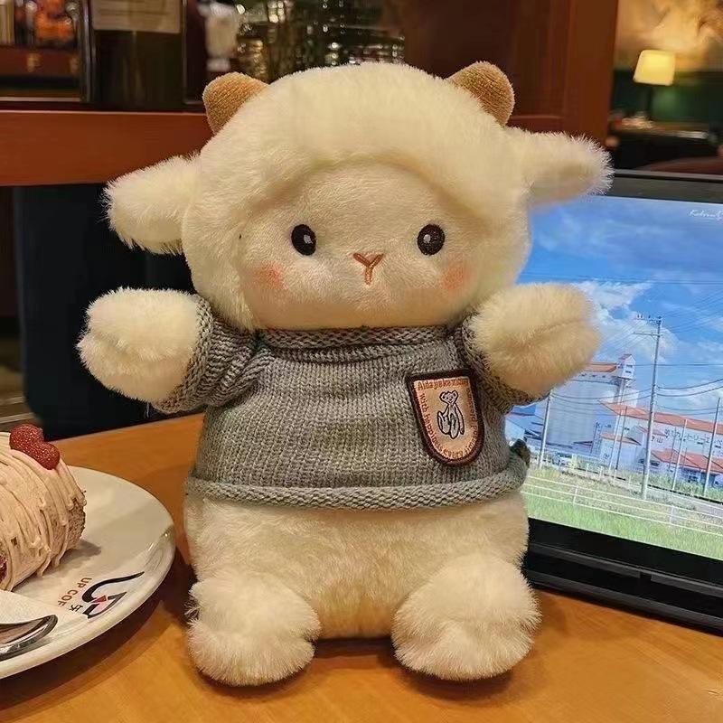 Internet celebrity Polk lamb plush toy clothing lamb doll cute birthday gift doll wedding souvenir