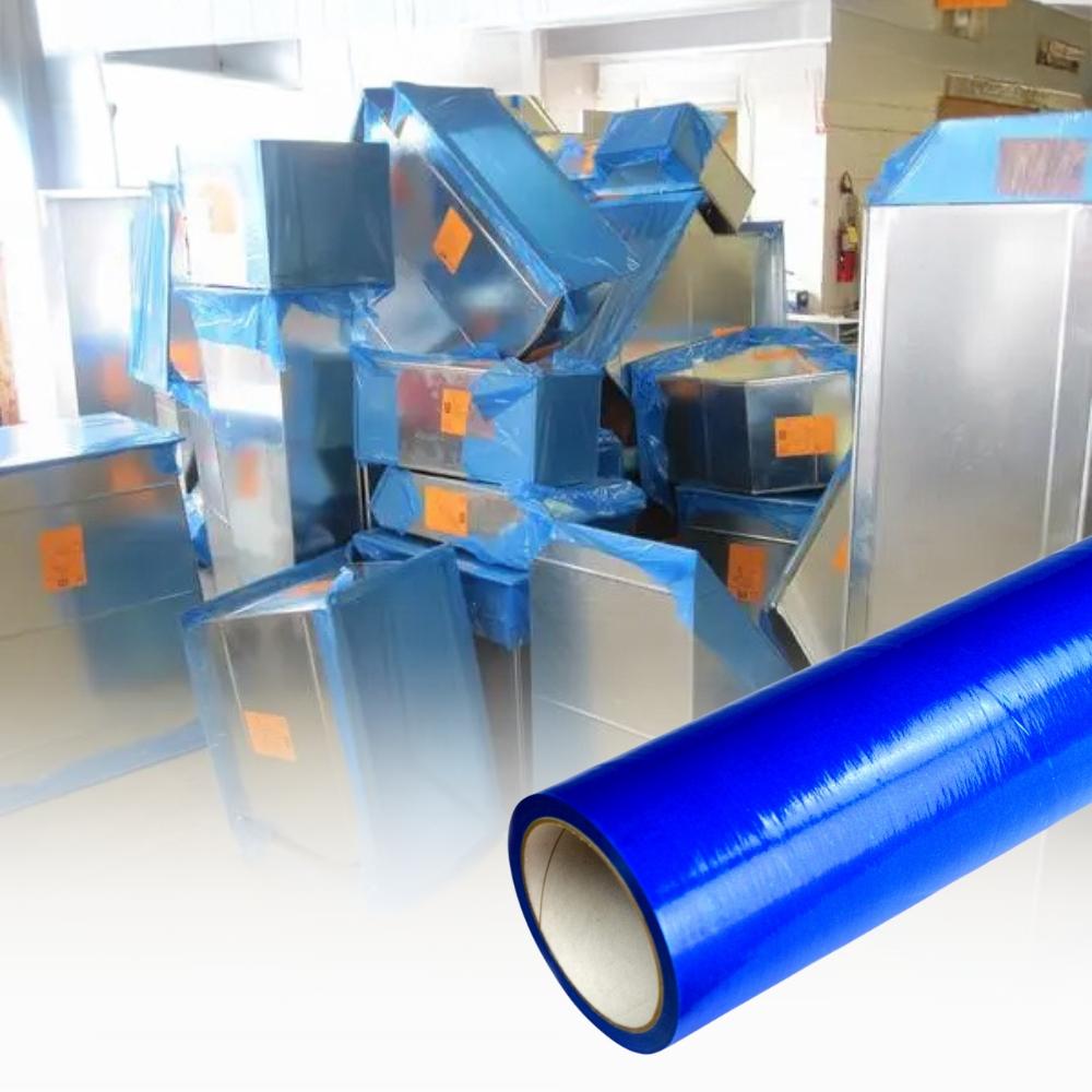 Blue Protective Film 75M Self-Adhesive Uv Windows Glass Construction Floor