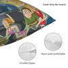 Ricked and Mortys Pillow Case  Comfy Pillow Cover For Living Room Sofa Retro Trendy Pillowcases