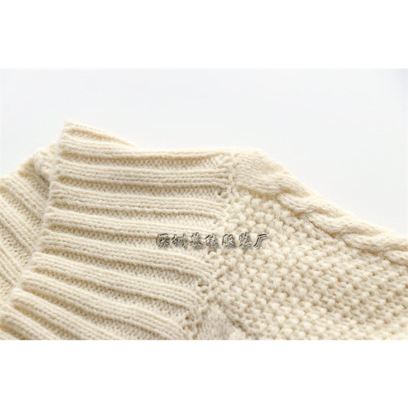 Women S Long Sleeve Crew Neck Knit Sweater Solid Color Casual Fall Winter