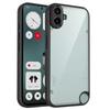 CMF By Nothing Phone One Case Shockproof Silicone Bumper with Clear Back Hard Cover Phone Case for Nothing CMF Phone 1 CMFPhone1