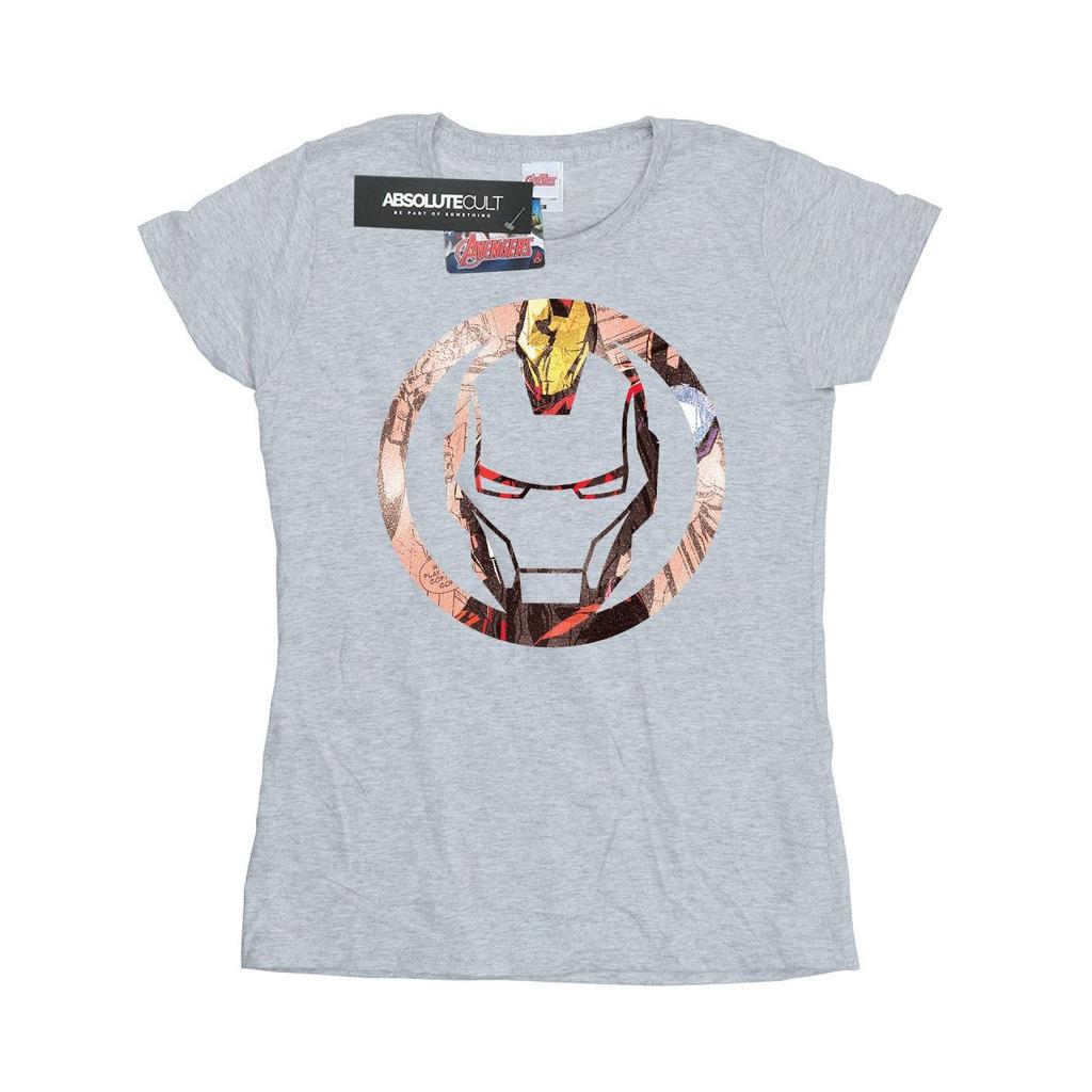 Iron Man Womens/Ladies Montage Cotton T-Shirt
