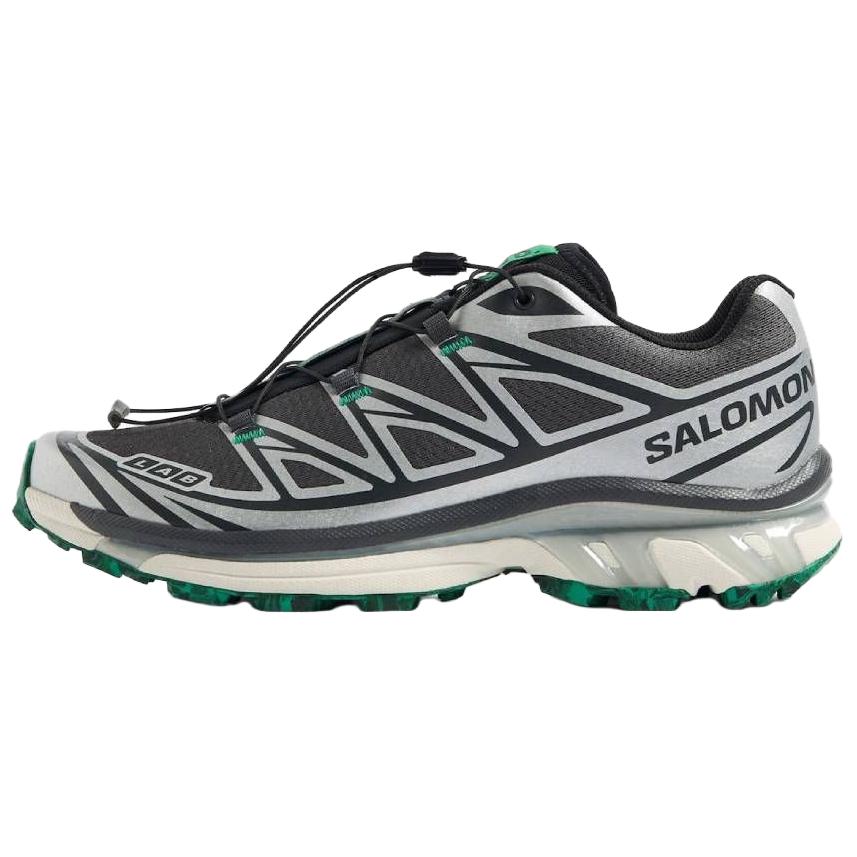 SALOMON XT-6 20th Anniversary Comfortable Versatile Breathable Low-Top Casual Trail Running Shoes Unisex Sneaker Gray Black Green 479531