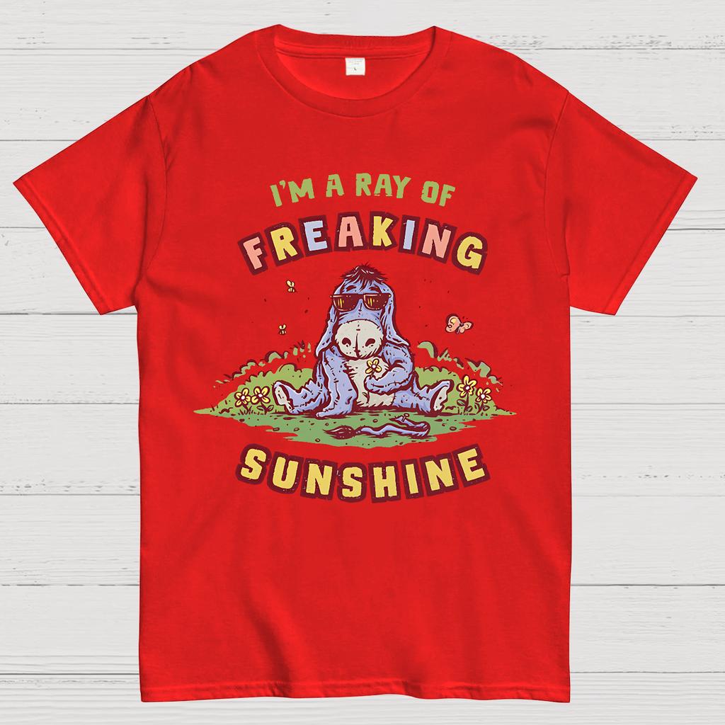 A Freaking Ray Of Sunshine Cotton Summer Casual Cool Loose T-Shirt