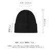 Knitted hat women's autumn and winter fashion versatile ear protection big head circumference cold hat men's solid color warm bag head wool hat