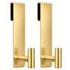 2Pcs Soft Cushion Towels Hooks Up To 10mm Thick Robe Hanger Widened Glass Door Hanger  Bathroom