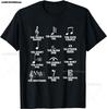 Musical Notes Symbol Definition Humor Funny Christmas Gift Short Sleeve TShirt Men Clothing Tops Graphic T Shirts Camisas