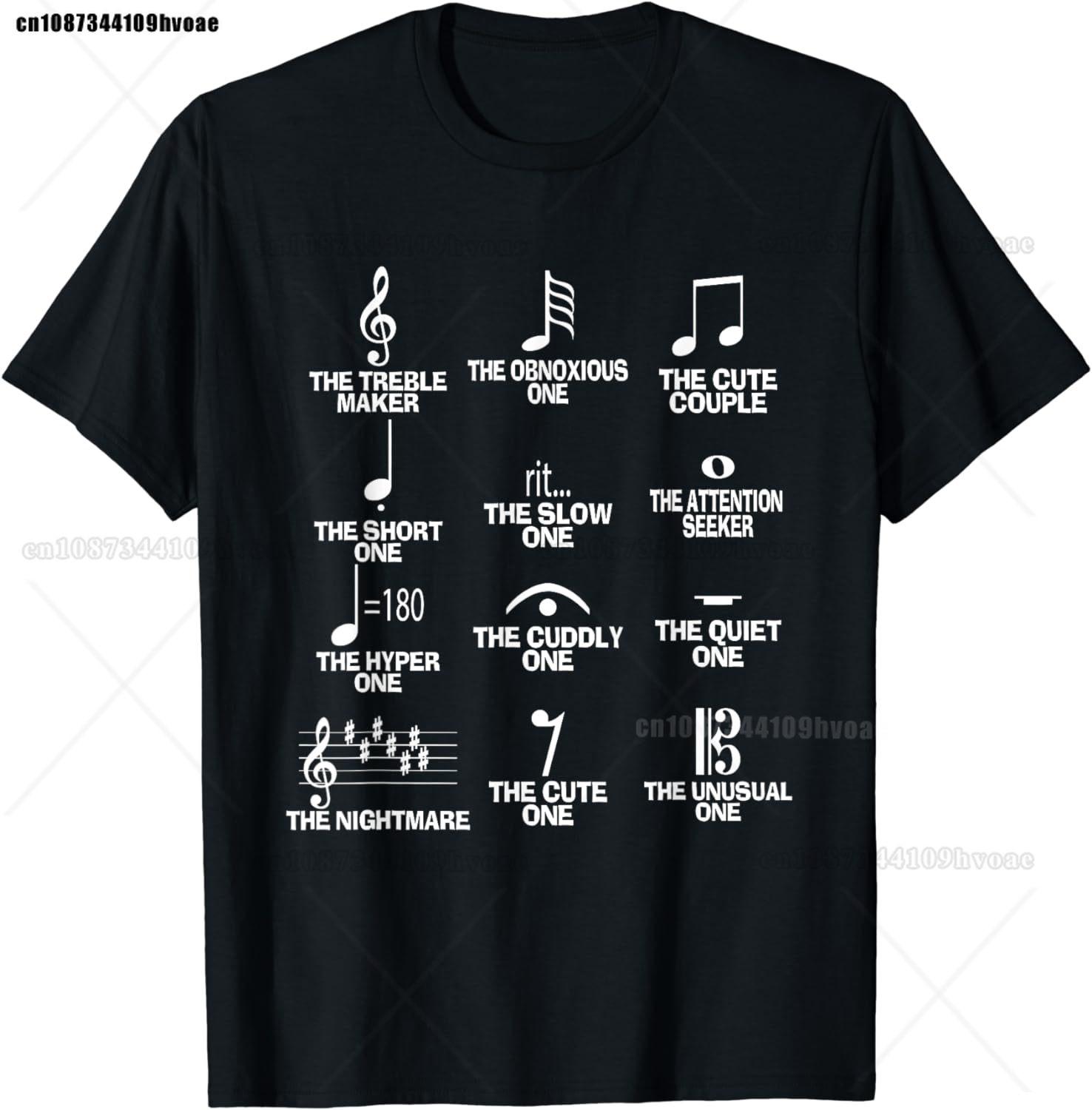 

Musical Notes Symbol Definition Humor Funny Christmas Gift Short Sleeve TShirt Men Clothing Tops Graphic T Shirts Camisas - M... S разноцветный