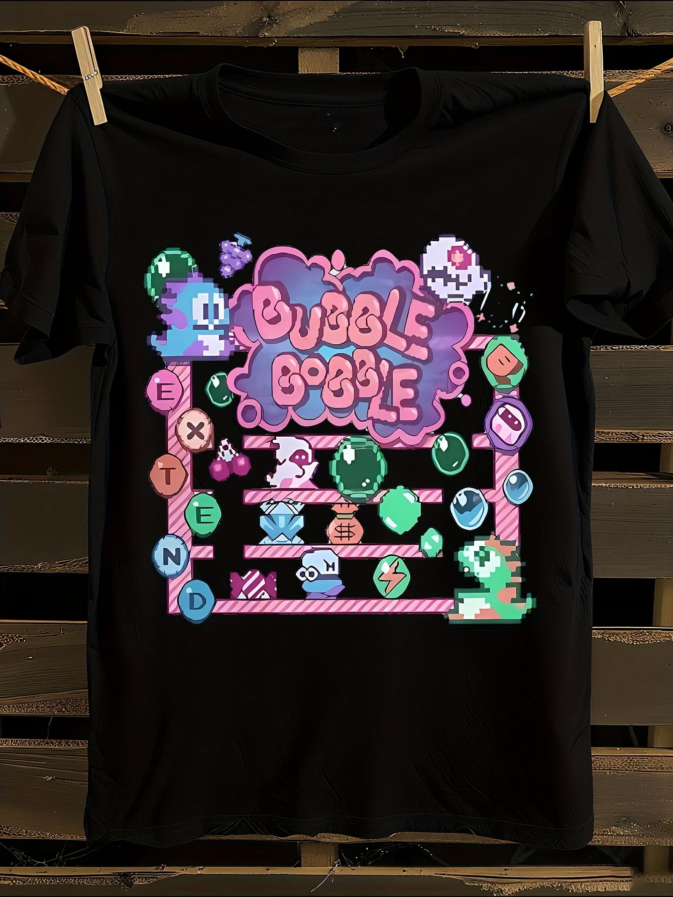 Bobble Bubble Retro Arcade Video Game T-shirt XXXL