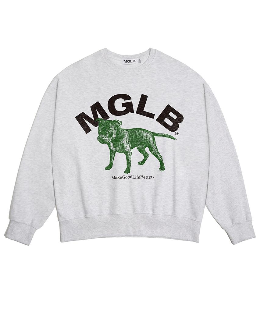 MATCHGLOBE Puppy Sweatshirt (Light Melange)