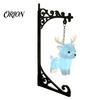Room Decoration for Bedroom Metal Magic Owl Hanging Bookend Lamp, Resin Animal LED Night Light, Artistic Hollow Pattern Light Deer Bird Decor