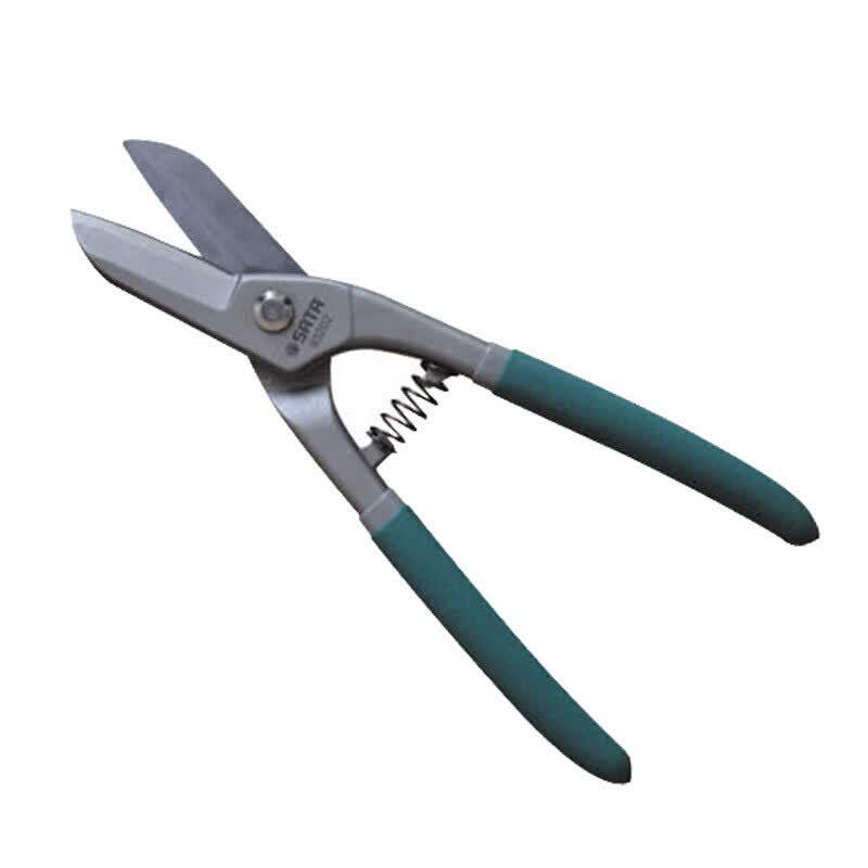 SATA 10-inch English Style Straight Cut Tin Snips