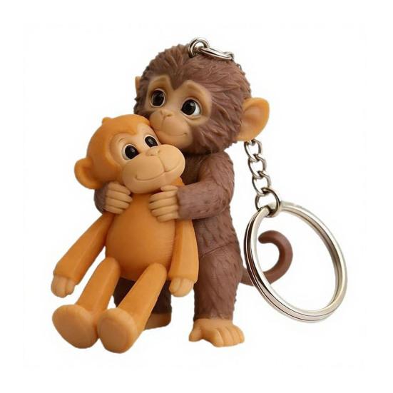 1/2 шт. Брелок Подвеска Плюшевая Обезьянка Шарм Брелок Ключи Рюкзак Кошелек Машина Сумка Украшение Мини Аксессуар B