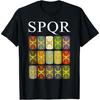 SPQR Legionärsschilde des Römischen Reiches Antikes Rom T-Shirt