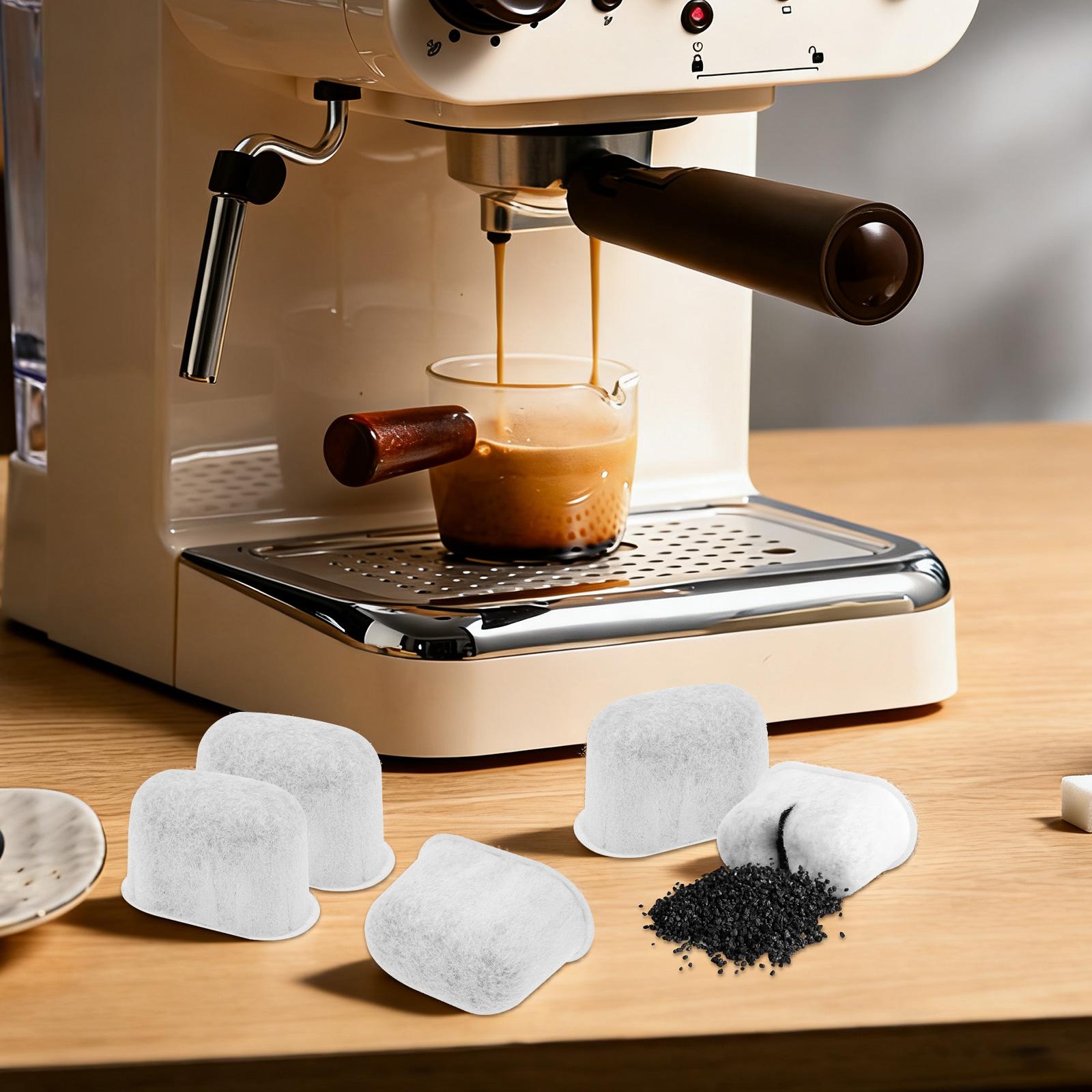 Water Filter Insert for Espresso Machine Cafe Accessories 12 pack Coffee Machine Activated Carbon Filter for Novice Coffee Lover
