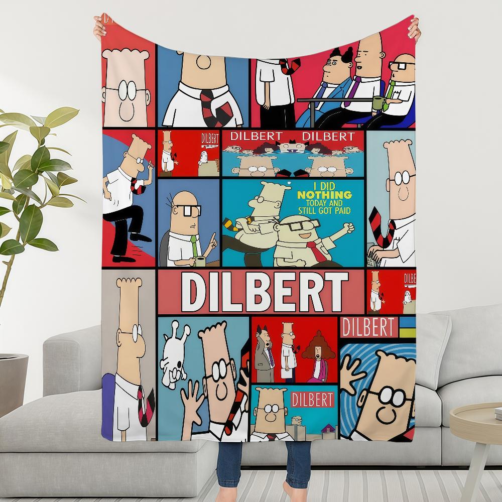 

Blanket Throw Super Cosy Plush Living Room Sofa Couch Childish D-DilbertS-ES Birthday Gifts 75cmx90cm