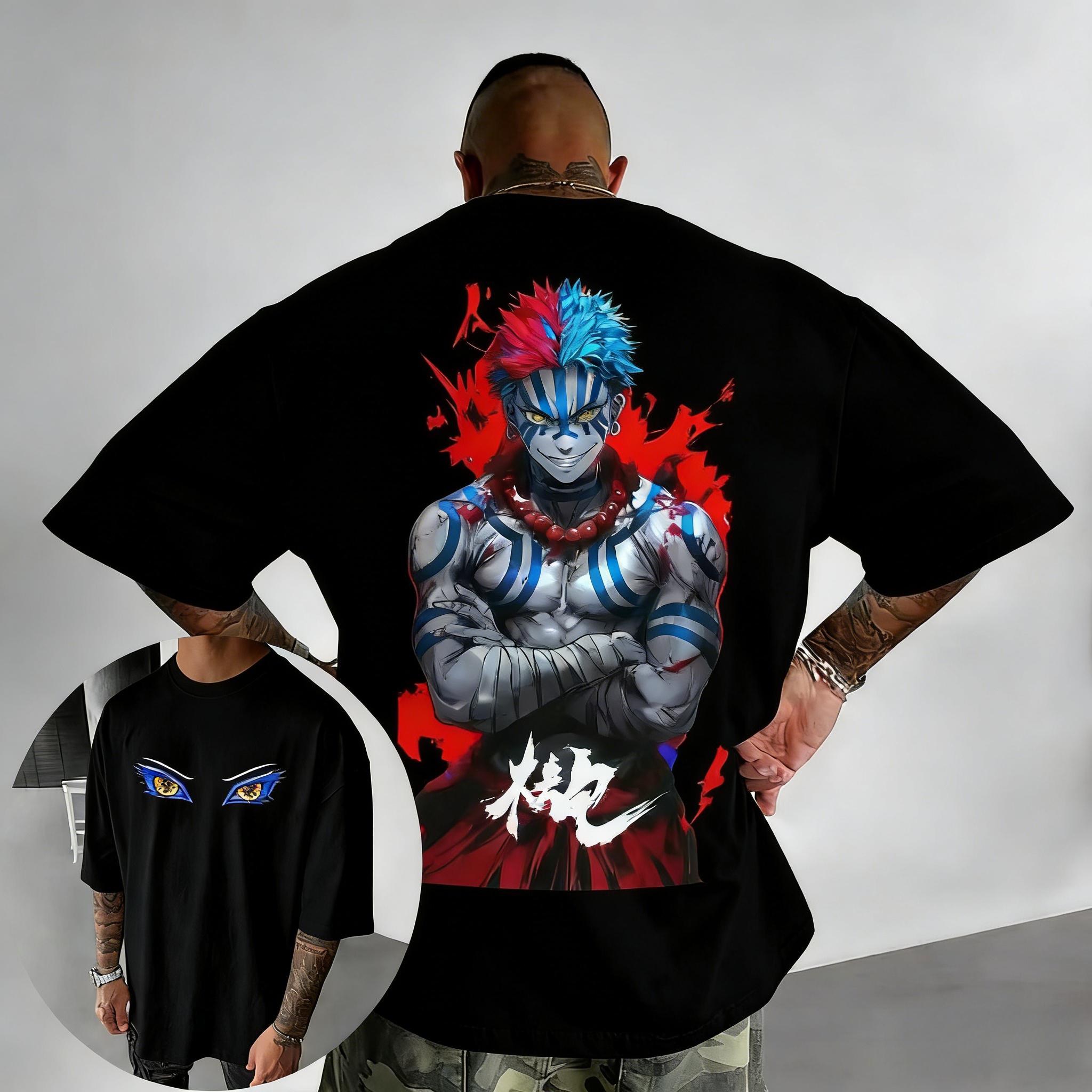 

Super Sized Ghost Slayer Blade Nest Creative Printed Mens Tshirt SpringSummer Y2K Style Mens and Womens Streetwear S