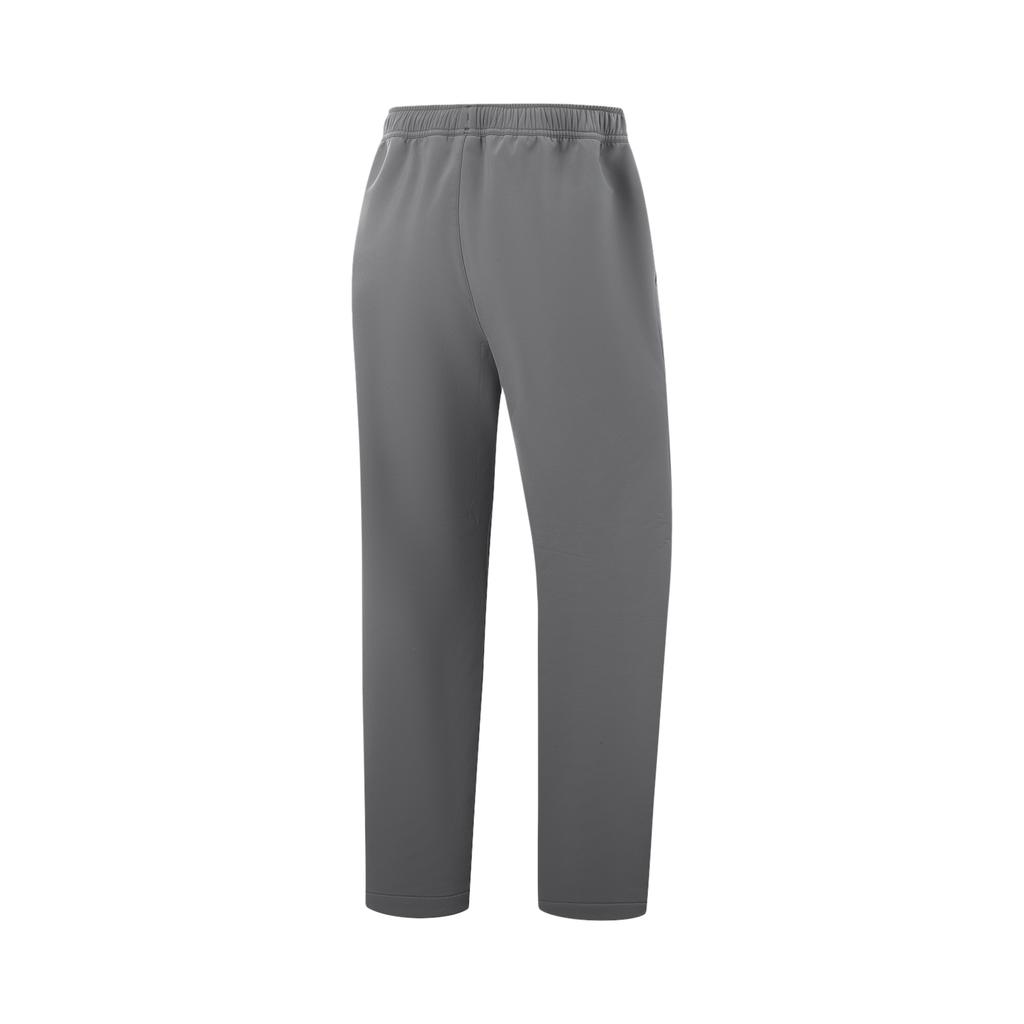 Li Ning Fitness Series Fleece Lined Thermal Comfortable Minimalist Style Sports Stitching Casual Pants Men's AYKV729-1