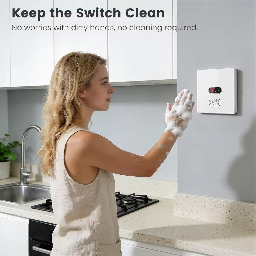 Neutral Wire IR Sensor Switch Single Live Wire Lazy Remote Control Switch  Smart Home