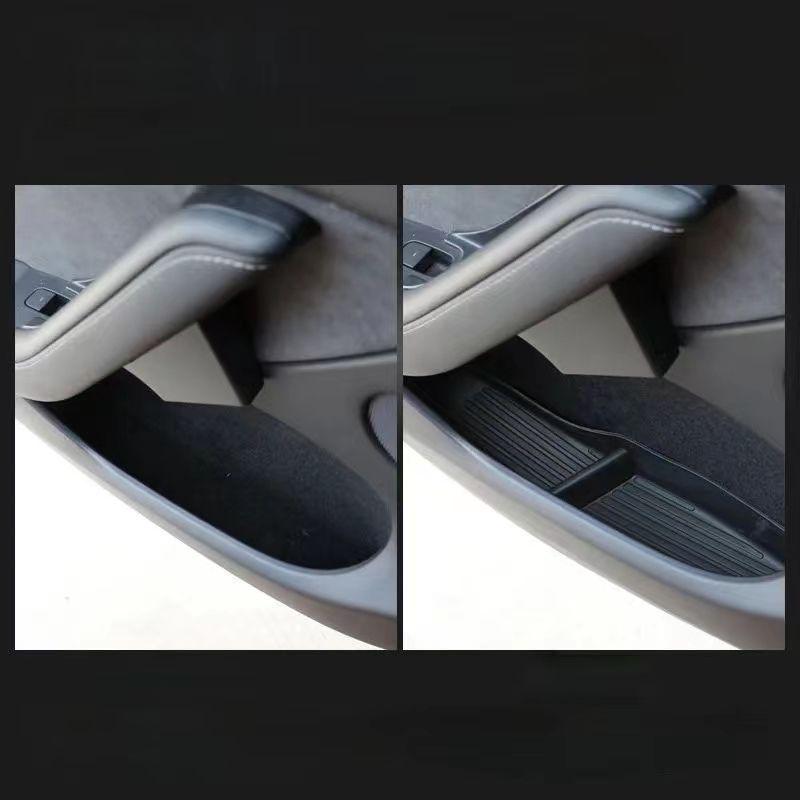 Tesla Model Y & Refreshed Y Waterproof Door Slot Armrest Storage Box Mat