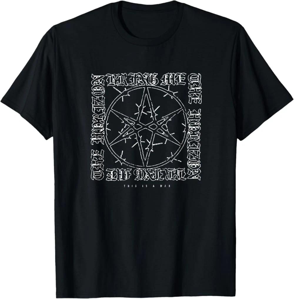 Bring mee the Horizon Barbed Wire Square T-Shirt XL