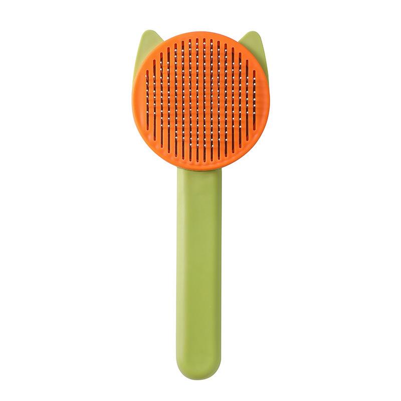 Pet Grooming Needle Comb for Cats and Dogs - De-Shedding, Brushing, and Massage Tool for Long-Haired Breeds
