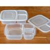 Set of 2: Prepared Lunch Boxes, White, Bento Boxes
