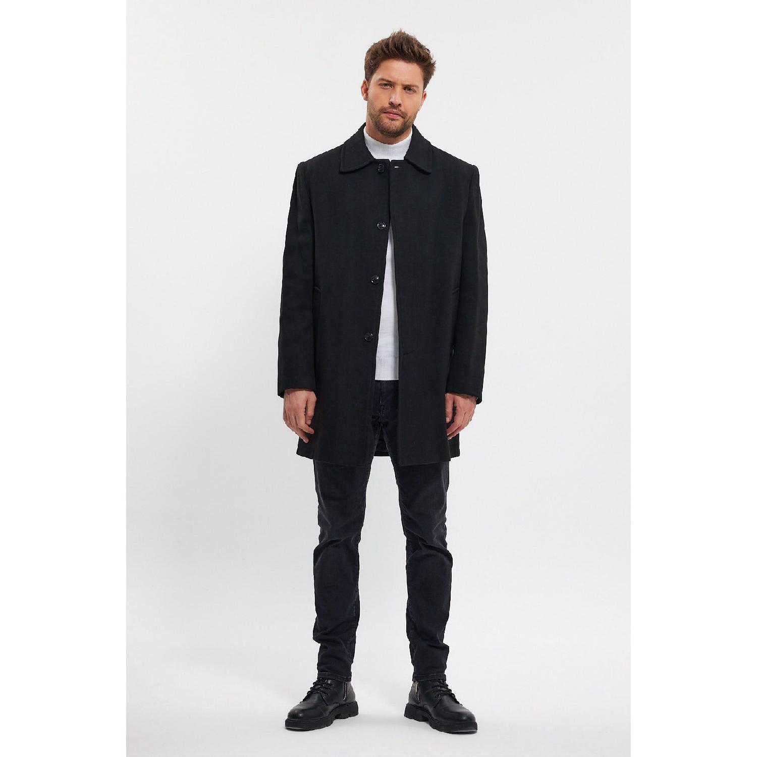 

Men s Black Cachet Coat S
