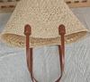 French Straw Bag: Large Capacity Seaside Casual Vacation Shoulder Bag for Ladies - Ideal for Shopping and Leisure
