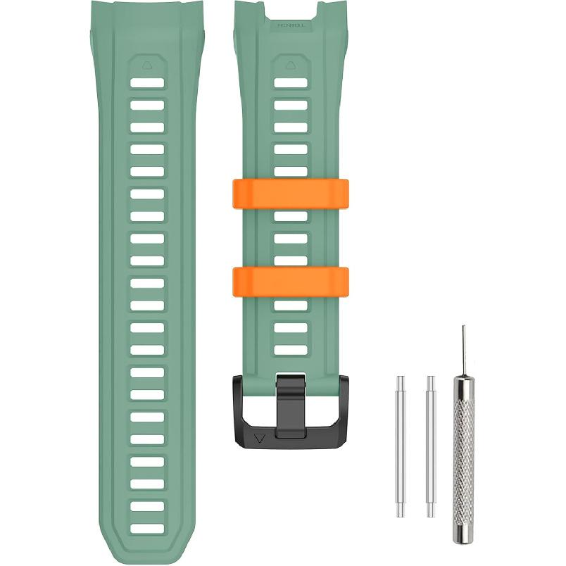 Sport Band Compatible with Garmin Instinct 3 45mm/50mm SOLAR/AMOLED Soft Silicone Adjustable Watch Band Replacement Strap Bracelet Wristband