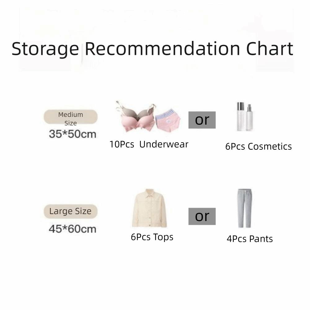 2Pcs Oxford Cloth Vacuum Compression Bag Wear-resistant Save Space Vacuum Storage Bags Moisture-proof Reusable