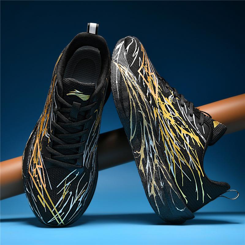 Autumn new carbon plate non-slip primary and secondary school sports shoes running racing shoes youth running shoes parent-child shoes