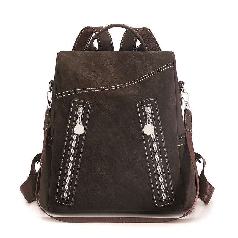 Multifunctional Shoulder Bag Anti-theft Backpack Women's Stitching Backpack