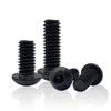 High-Strength Hardened Imperial Hex Socket Head Cap Screw, Round Head, 3/16" X 1/4" Bolt, 5/16" X 3/8".