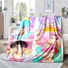 Saja Boys Theme Printed Blanket - Perfect for Couch, Bed, Travel & Outdoor Use | Machine Washable, Cozy & Durable.